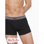 Мужские Трусы CALVIN KLEIN (Cotton Classic Fit 5-Pack Trunk) 46810-02 Черный W/ Мульти Синий