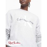 Чоловічий Світшот CALVIN KLEIN (Monogram Logo Crewneck Sweatshirt) 65840-02 Heroic Сірий Heather