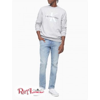 Чоловічий Світшот (Monogram Logo Crewneck Sweatshirt) 65840-02 Heroic Сірий Heather