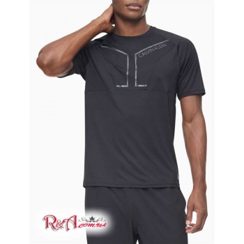 Мужская Футболка (Performance Recycled Polyester Stretch Logo T-Shirt) 62480-02 Черный