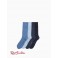 Чоловіча Сукня (Flat Knit Logo 4-Pack Dress Socks) 62250-02 Denim Heather Assorted