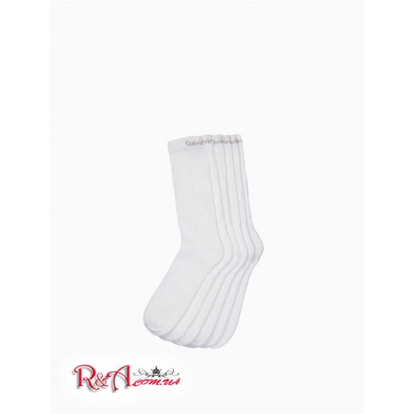 Мужской Носки CALVIN KLEIN (6-Pack Logo Crew Socks) 65850-02 Белый Мужской Носки CALVIN KLEIN (6-Pack Logo Crew Socks) 65850-02 Белый