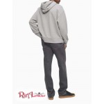 Мужское Худи CALVIN KLEIN (Relaxed Fit Logo French Terry Hoodie) 62630-02 Medium Серый Heather