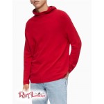 Мужское Худи CALVIN KLEIN (Merino Wool Hoodie) 62540-02 Chili Pepper