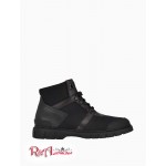 Мужские Ботинки CALVIN KLEIN (Myth Leather Textile Boot) 61691-02 Черный