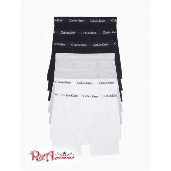 Жіночий Нижня Білизна (Cotton Stretch 7-Pack Boxer Brief) 52781-02 Чорний/ Сірий/ Білий