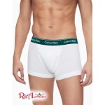 Мужские Трусы CALVIN KLEIN (Cotton Classic Fit 3-Pack Trunk) 61851-02 Белый/Красный/Серый/Зеленый