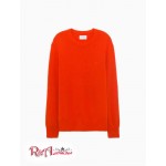 Мужской Свитер CALVIN KLEIN (Recycled Cashmere Wool Blend Crewneck Sweater) 62551-02 Оранжевый