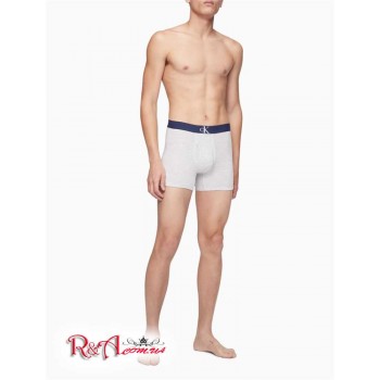 Мужское Нижнее белье (CK One Plush Boxer Brief) 61961-02 Светлый Серый Heather