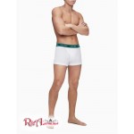 Мужские Трусы CALVIN KLEIN (Cotton Classic Fit 3-Pack Trunk) 61851-02 Белый/Красный/Серый/Зеленый