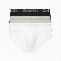 Чоловічий Нижня Білизна (Modern Structure Cotton 3-Pack Hip Brief) 61801-02 Білий/Сірий Heather/Чорний Чоловічий Нижня Білизна (Modern Structure Cotton 3-Pack Hip Brief) 61801-02 Білий/Сірий Heather/Чорний