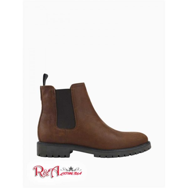 Мужские Ботинки CALVIN KLEIN (Cowan Leather Boot) 61701-02 Coffee/Черный