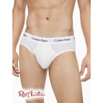 Мужское Нижнее белье CALVIN KLEIN (Cotton Stretch 3-Pack Hip Brief) 61831-02 Белый