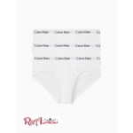 Мужское Нижнее белье CALVIN KLEIN (Cotton Stretch 3-Pack Hip Brief) 61831-02 Белый