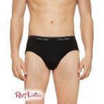 Мужское Нижнее белье CALVIN KLEIN (Cotton Classic Fit 6-Pack Hip Brief) 47262-02 Черный