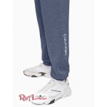 Мужские Джоггеры CALVIN KLEIN (Logo French Terry Knit Pull-On Joggers) 62392-02 Темный Slate