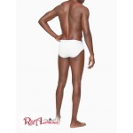 Мужское Нижнее белье CALVIN KLEIN (Pima Cotton 3-Pack Hip Brief) 61812-02 Белый Мужское Нижнее белье CALVIN KLEIN (Pima Cotton 3-Pack Hip Brief) 61812-02 Белый