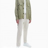 Чоловічі Штани (Organic Cotton Stretch Tapered Side Zip Pants) 62412-02 Bleached Stone