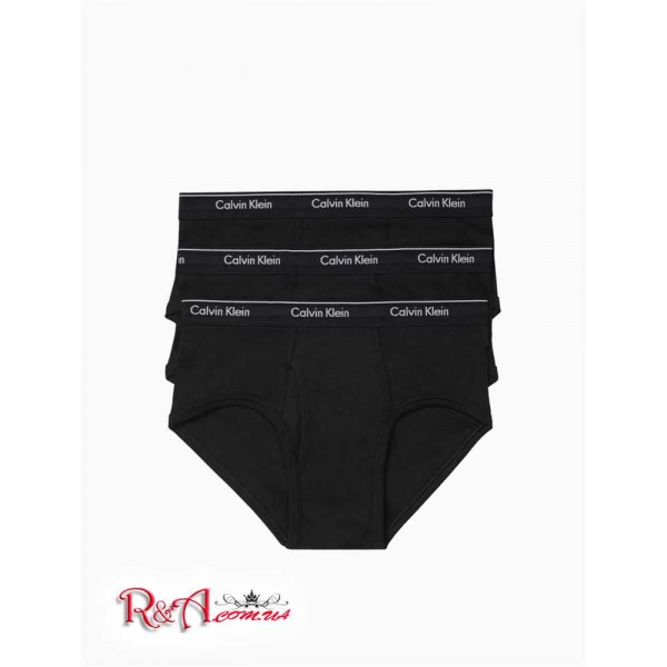 Мужское Нижнее белье CALVIN KLEIN (Big + Tall Cotton Classic 3-Pack Brief) 61872-02 Черный