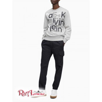 Мужской Свитшот (Graphic Logo Crewneck Sweatshirt) 62632-02 Heroic Серый Htr