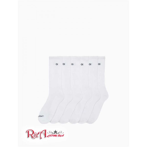 Мужской Носки CALVIN KLEIN (Cushion 6 Pack Crew Socks) 62252-02 Белый Мужской Носки CALVIN KLEIN (Cushion 6 Pack Crew Socks) 62252-02 Белый