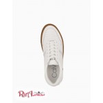 Мужские Сникерсы CALVIN KLEIN (Ailan Tumbled Leather Sneaker) 61712-02 Белый Мульти