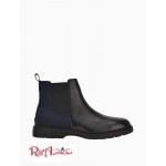 Мужские Ботинки CALVIN KLEIN (Move Leather Boot) 61692-02 Черный/Военно-Морской