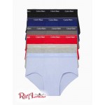 Мужское Нижнее белье CALVIN KLEIN (Cotton Classic Fit 6-Pack Brief) 61882-02 Красный/Черный/Серый/Синий