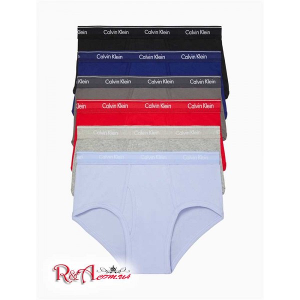 Мужское Нижнее белье CALVIN KLEIN (Cotton Classic Fit 6-Pack Brief) 61882-02 Красный/Черный/Серый/Синий