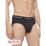 Мужское Нижнее белье CALVIN KLEIN (Cotton Stretch 3-Pack Hip Brief) 61832-02 Черный/ Синий Мульти