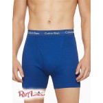 Мужское Нижнее белье CALVIN KLEIN (Cotton Classic Fit 5-Pack Boxer Brief) 46812-02 Синий Мульти