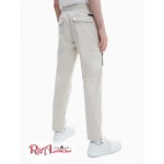 Мужские Штаны CALVIN KLEIN (Organic Cotton Stretch Tapered Side Zip Pants) 62412-02 Bleached Stone