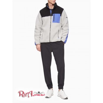 Мужская Куртка (Performance Polar Fleece Colorblock Jacket) 62572-02 Серый/ Черный/ Royal Синий