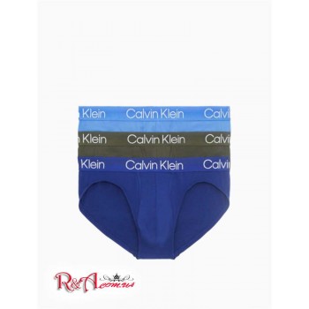 Мужское Нижнее белье (Modern Structure Cotton 3-Pack Hip Brief) 61802-02 Active Синий/Fatigues/Bayou Синий