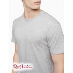 Мужская Футболка CALVIN KLEIN (Cotton Classic Slim Fit 5-Pack Crewneck T-Shirt) 46422-02 Серый/Белый