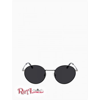 Чоловічі Сонцезахисні Окуляри (Minimal Metal Frame Round Sunglasses) 63152-02 Matte Чорний/Gunmetal