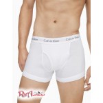 Мужские Трусы CALVIN KLEIN (Cotton Classic Fit 5-Pack Trunk) 45432-02 Белый