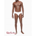 Мужское Нижнее белье CALVIN KLEIN (Pima Cotton 3-Pack Hip Brief) 61812-02 Белый Мужское Нижнее белье CALVIN KLEIN (Pima Cotton 3-Pack Hip Brief) 61812-02 Белый