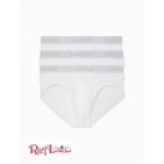 Мужское Нижнее белье CALVIN KLEIN (Pima Cotton 3-Pack Hip Brief) 61812-02 Белый Мужское Нижнее белье CALVIN KLEIN (Pima Cotton 3-Pack Hip Brief) 61812-02 Белый