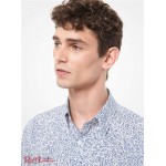 Мужская Рубашка MICHAEL KORS (Slim-Fit Botanical-Print Cotton Shirt) 48712-05 полночь