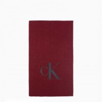 Мужской Шарф (Oversized Monogram Logo Scarf) 63083-02 Малиновый Juice