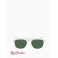 Чоловічі Сонцезахисні Окуляри (Rectangle Pilot Sunglasses) 63153-02 Золотий/ Смарагдовий