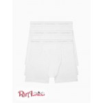 Мужское Нижнее белье CALVIN KLEIN (Cotton Classic Fit 3-Pack Boxer Brief) 45423-02 Белый