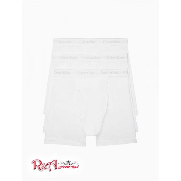 Мужское Нижнее белье CALVIN KLEIN (Cotton Classic Fit 3-Pack Boxer Brief) 45423-02 Белый