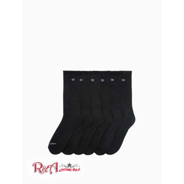 Мужской Носки CALVIN KLEIN (Cushion 6 Pack Crew Socks) 62253-02 Черный Мужской Носки CALVIN KLEIN (Cushion 6 Pack Crew Socks) 62253-02 Черный