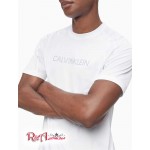 Мужская Футболка CALVIN KLEIN (Performance Recycled Polyester Logo T-Shirt) 62473-02 Яркий Белый