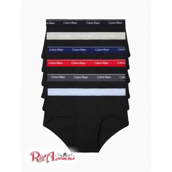 Мужское Нижнее белье (Cotton Classic Fit Holiday 6-Pack Brief) 61883-02 Черный Bodies W/ Красный/Черный/Серый/Синий