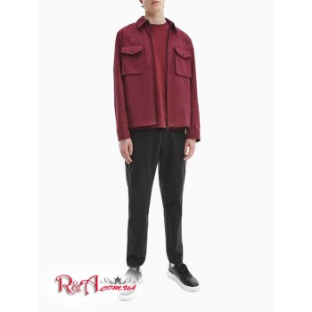 Мужские Штаны (Organic Cotton Stretch Tapered Side Zip Pants) 62413-02 Черный