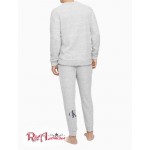 Мужские Джоггеры CALVIN KLEIN (CK One Plush Sleep Joggers) 61774-02 Жемчужный Серый Heather