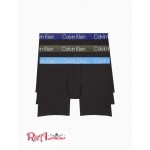 Мужское Нижнее белье CALVIN KLEIN (Modern Structure Cotton 3-Pack Boxer Brief) 61794-02 Черный With Active Синий/Fatigues/Bayou Синий Мужское Нижнее белье CALVIN KLEIN (Modern Structure Cotton 3-Pack Boxer Brief) 61794-02 Черный With Active Синий/Fatigues/Bayou Синий